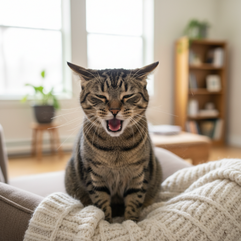 Chat qui éternue : causes banales et signes d’alerte
