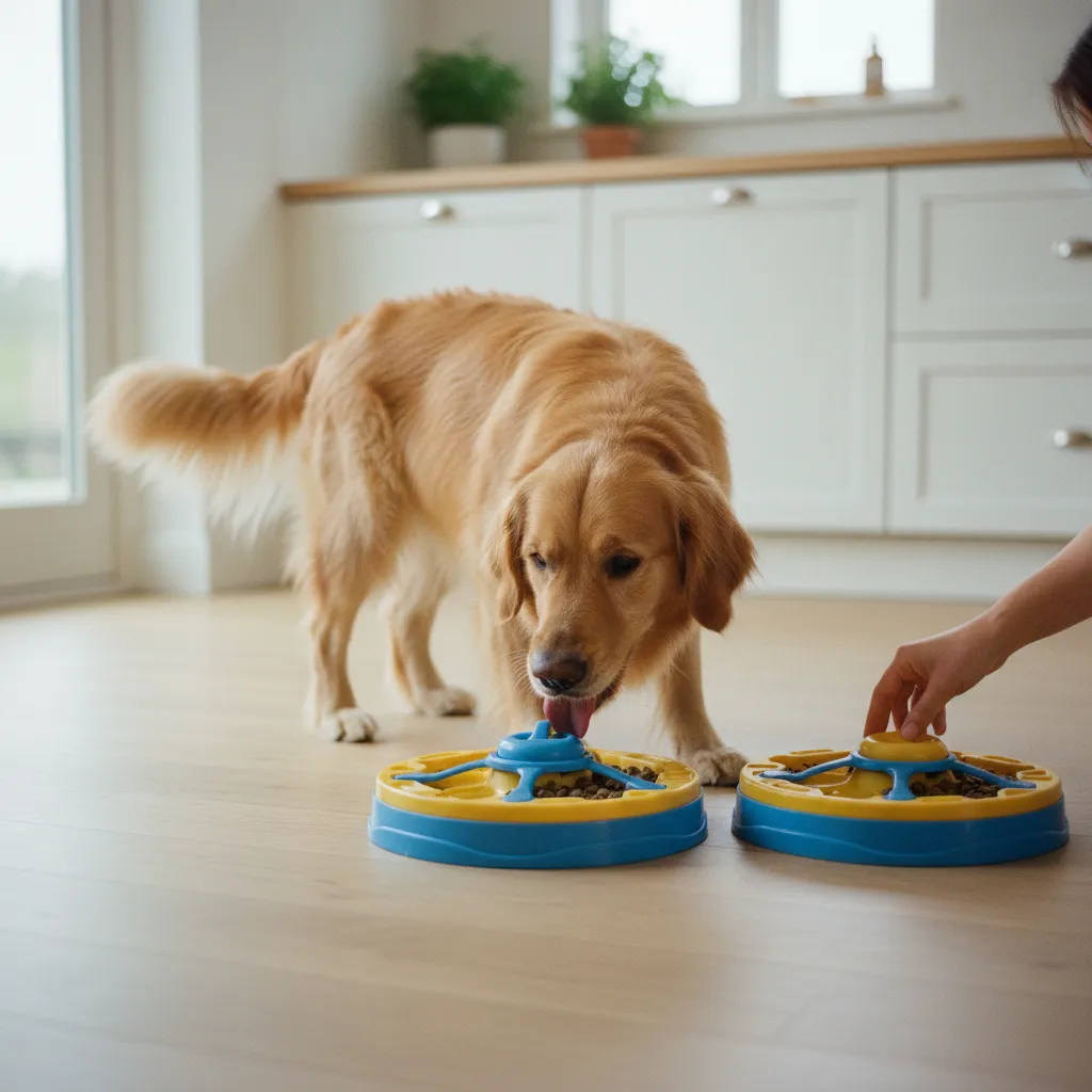 Les gamelles interactives stimulent l'appétit en rendant le repas plus engageant pour le chien