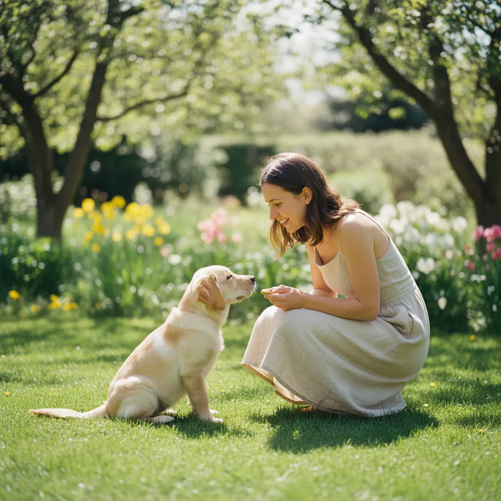 Le renforcement positif avec une friandise immédiate est la clé de l'apprentissage chez le chiot