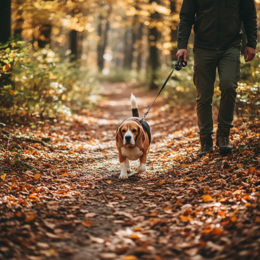 La marche quotidienne progressive est le socle de l'exercice physique pour un chien en régime