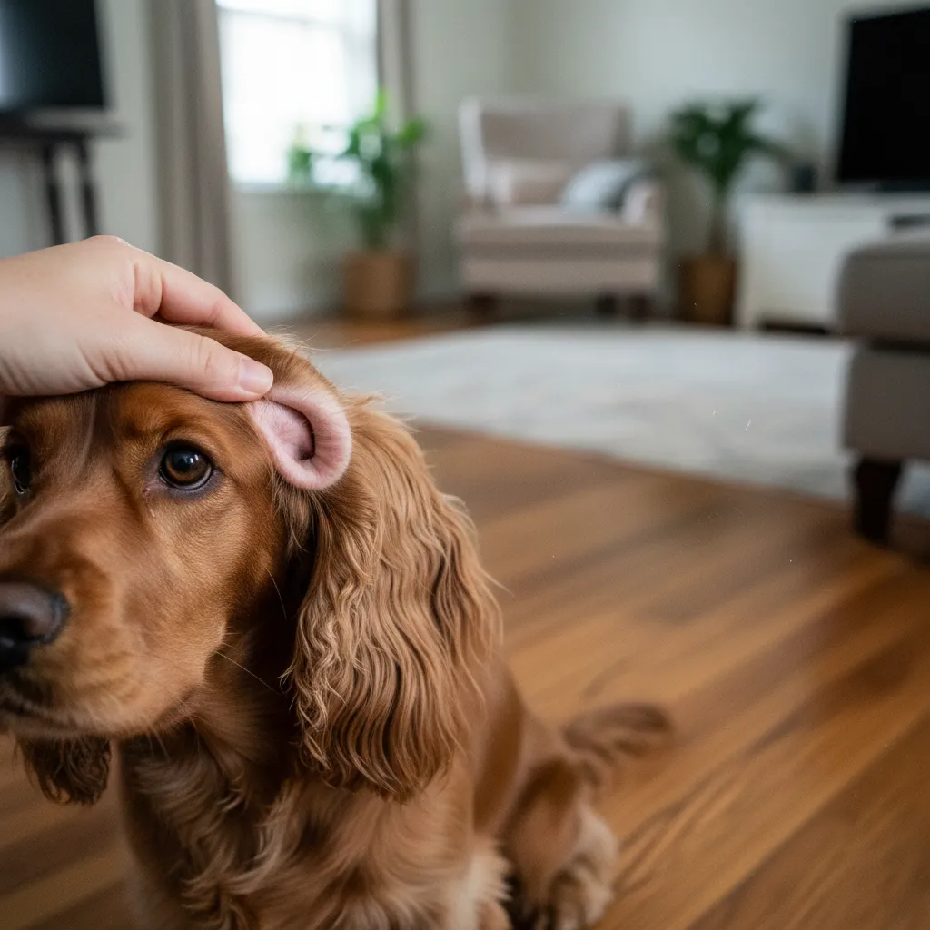 Les oreilles tombantes du Cocker favorisent l'humidité et les otites récidivantes