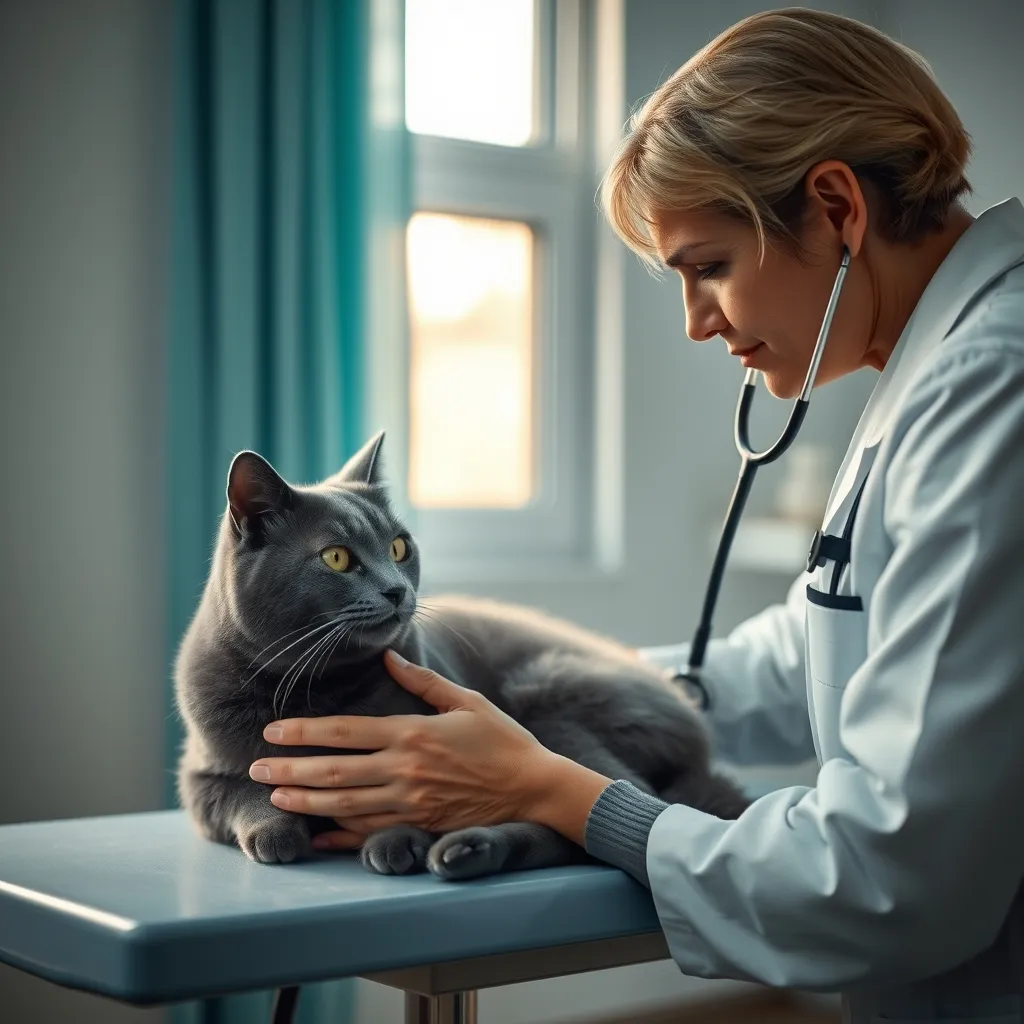 L'examen clinique régulier est essentiel pour le suivi d'un chat âgé