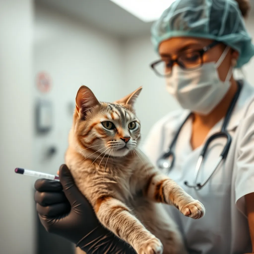 Le bilan sanguin annuel permet de détecter précocement les maladies du chat âgé