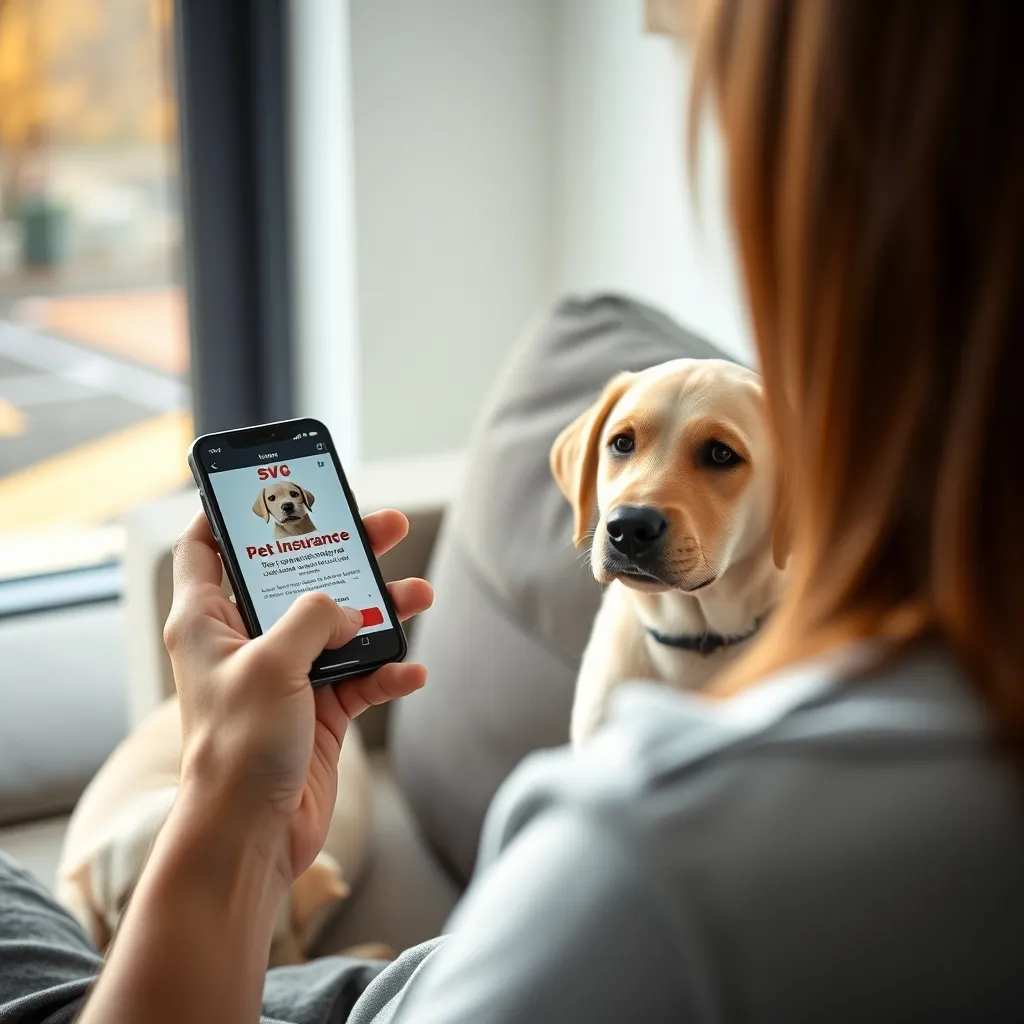 La souscription d'une assurance chiot se fait en quelques minutes depuis un smartphone