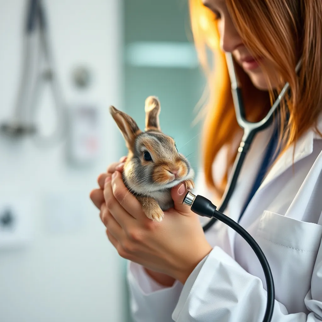 Un bilan de santé régulier permet de détecter les problèmes dentaires et digestifs du lapin