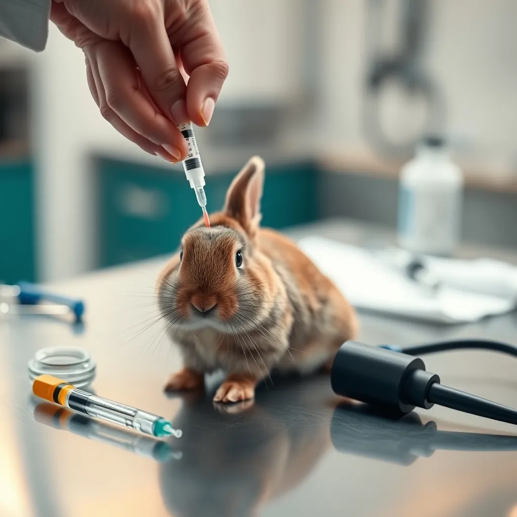 La vaccination annuelle protège le lapin nain contre la myxomatose et la VHD