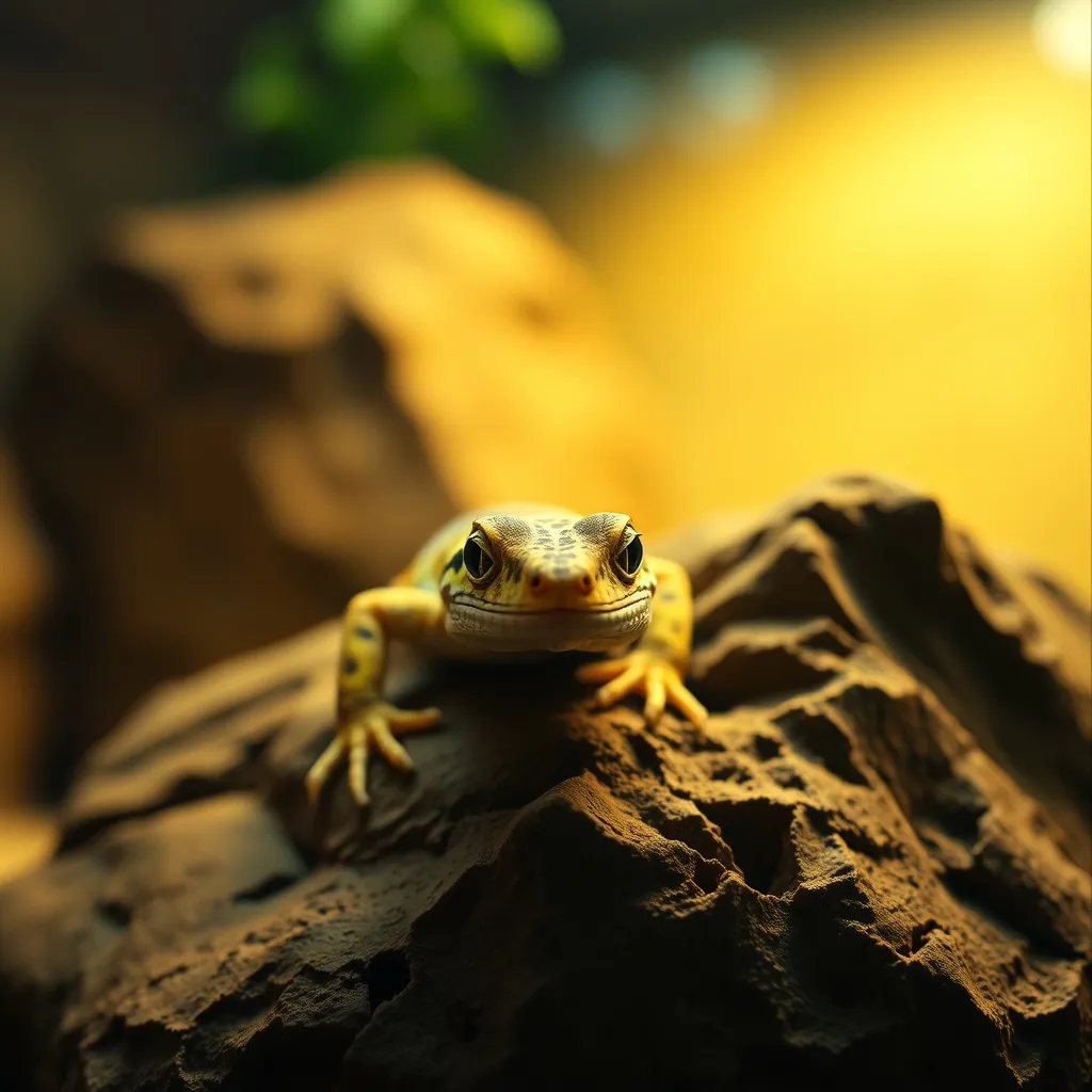 Les reptiles comme le gecko léopard peuvent aussi bénéficier d'une assurance NAC adaptée