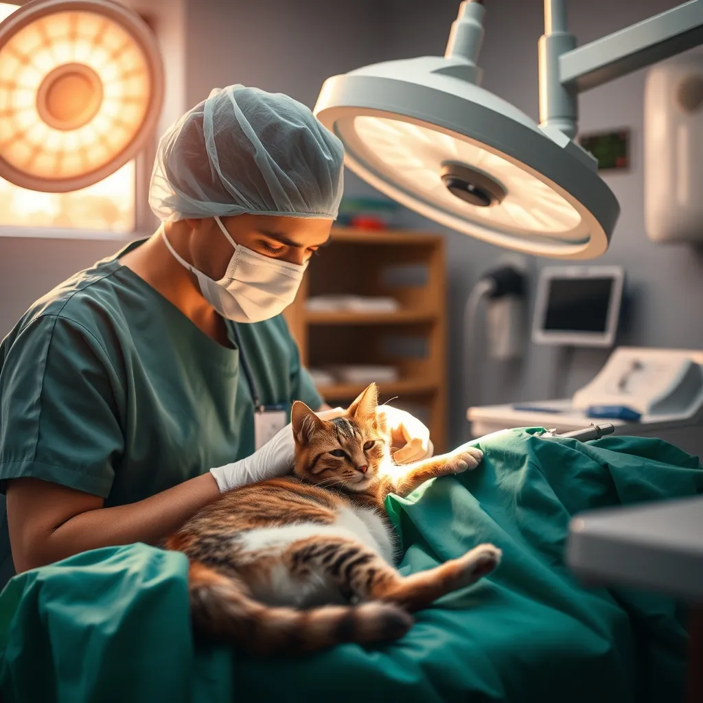 L'intervention chirurgicale dure entre 20 et 45 minutes selon le sexe du chat