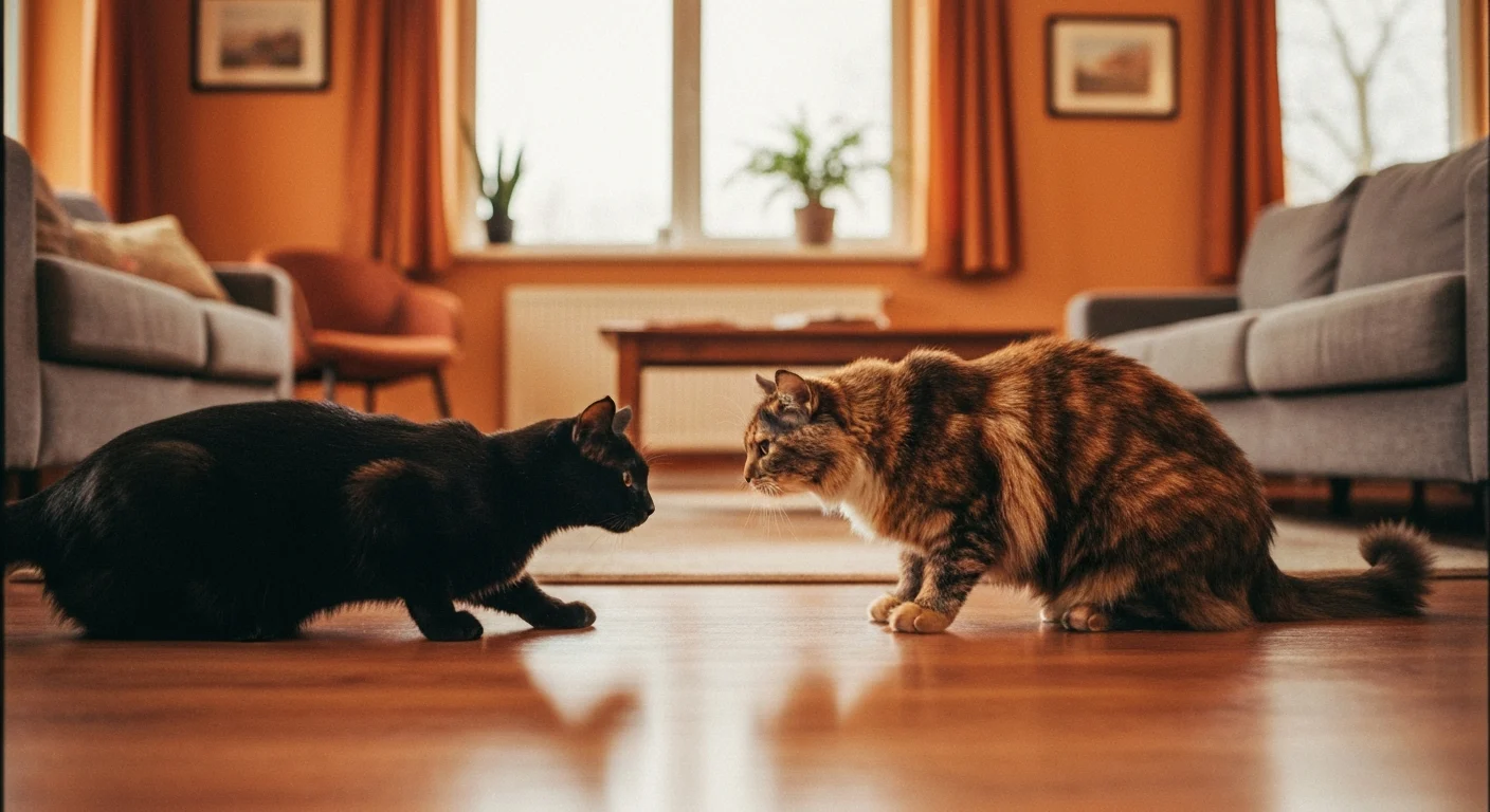 Chat agressif envers les autres chats : causes et plan de cohabitation
