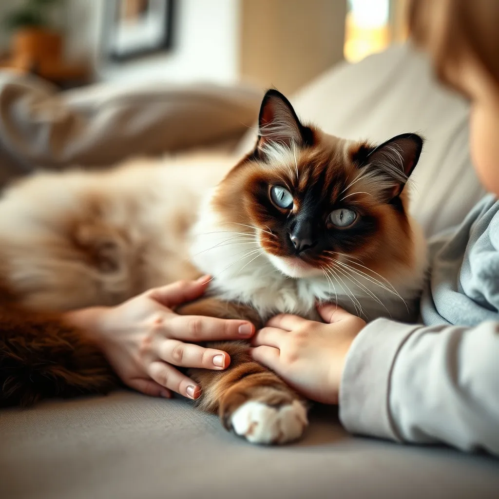 Le Ragdoll, géant doux et placide, est le compagnon idéal des familles