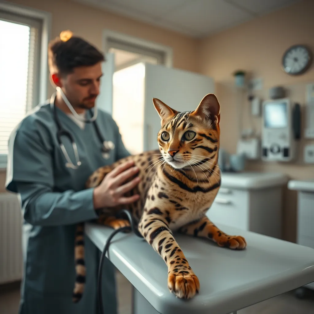 Un suivi vétérinaire régulier est essentiel pour les chats de grande race