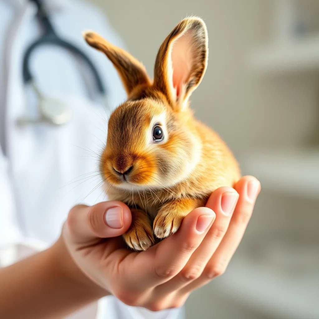 La crinière du lapin tête de lion peut atteindre 10 cm de long chez les sujets à double gène mane