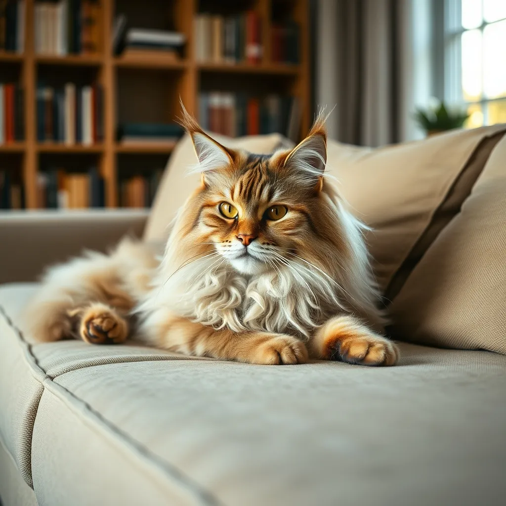 Le Maine Coon, race numéro un en France, peut peser jusqu'à 12 kg