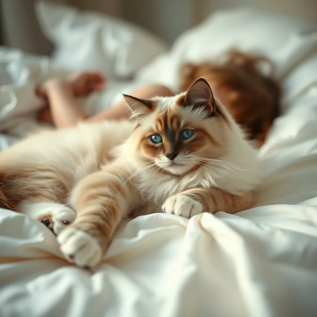 Le Birman est réputé pour sa patience exceptionnelle avec les enfants en bas âge