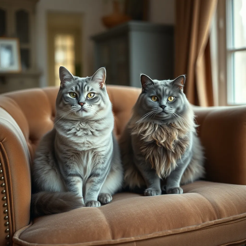 Le Chartreux et le Persan figurent parmi les races les plus placides pour la vie en intérieur