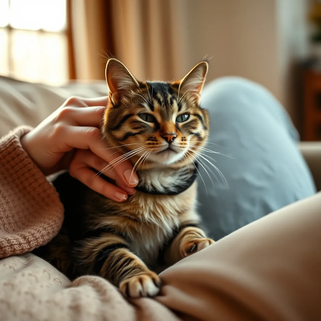 Après la stérilisation, de nombreuses chattes se montrent plus câlines et proches de leurs propriétaires