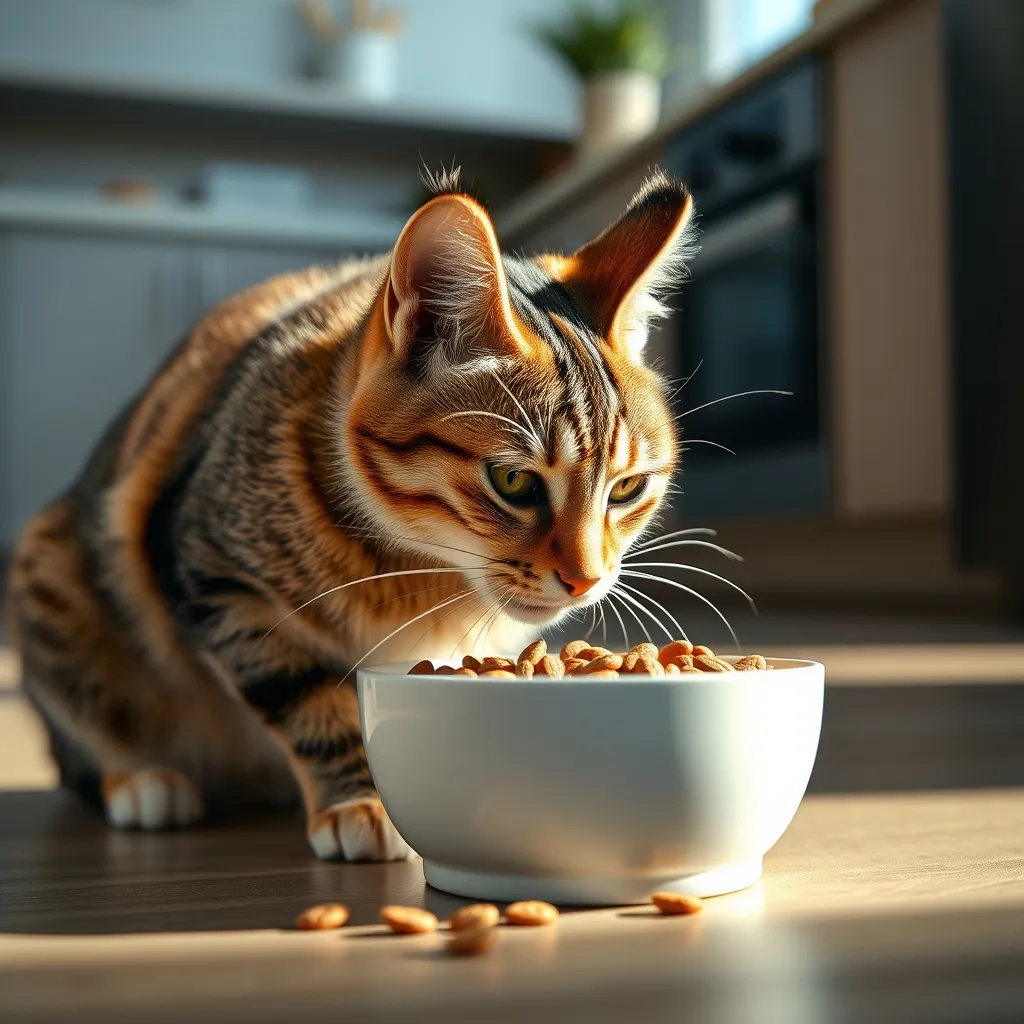 Une alimentation adaptée pour chat stérilisé prévient la prise de poids après la castration