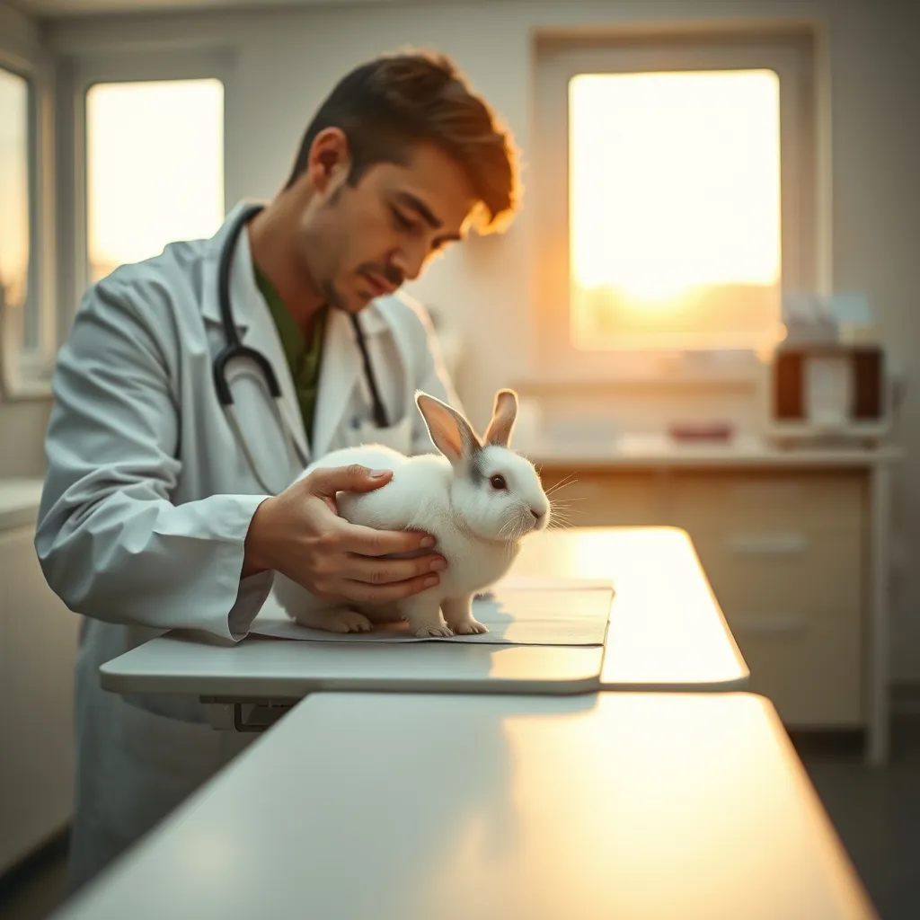 Un bilan vétérinaire complet avant la vente garantit la santé du lapin nain