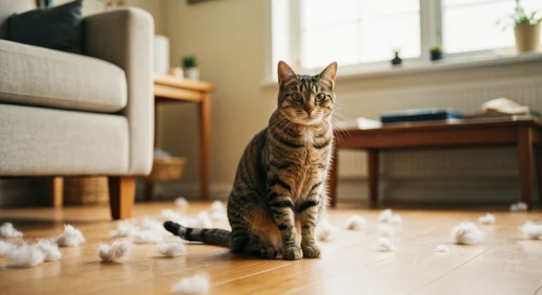 Chat qui perd ses poils : causes et traitements vétérinaires