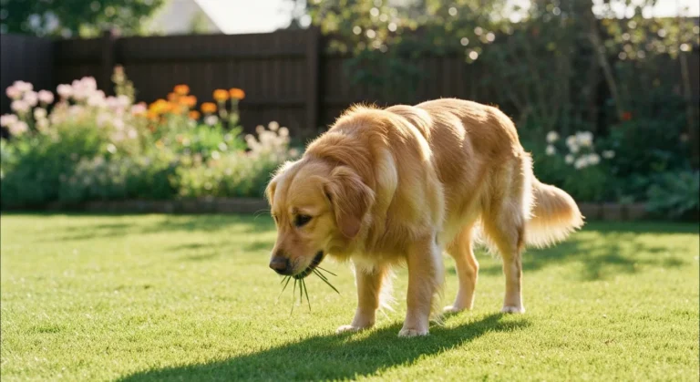 Pourquoi mon chien mange de l’herbe : explication vétérinaire