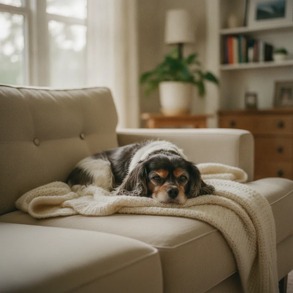 Les chiens âgés de petite race sont particulièrement exposés à la toux d'origine cardiaque