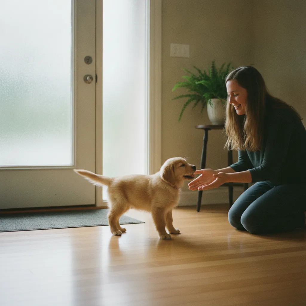 Certains chiens tremblent simplement de joie à l'arrivée de leur maître