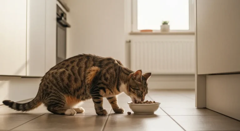 Combien de grammes de croquettes donner à son chat ?