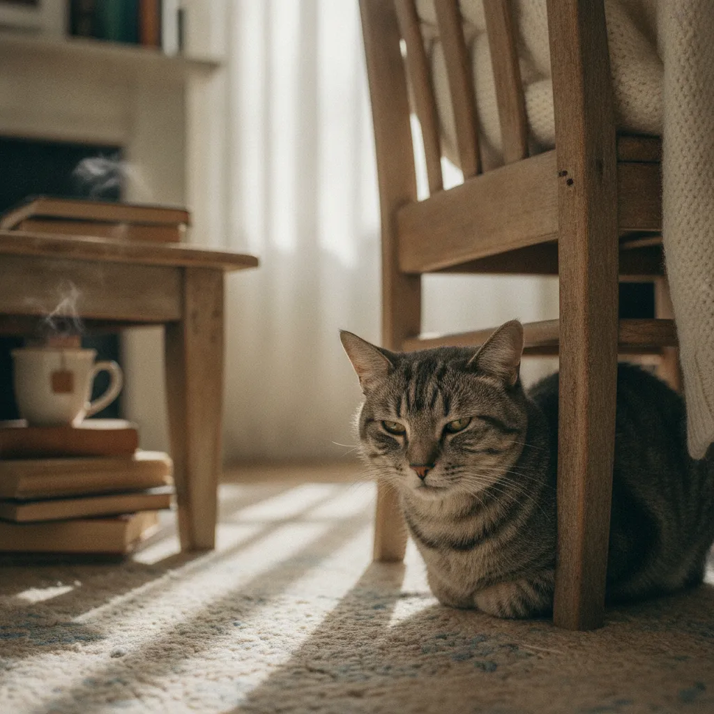 Un chat qui s'isole et ne mange plus présente des signes qui doivent alerter son propriétaire