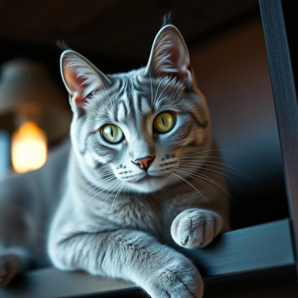 Le Korat séduit par son pelage bleu argenté et ses yeux vert péridot caractéristiques