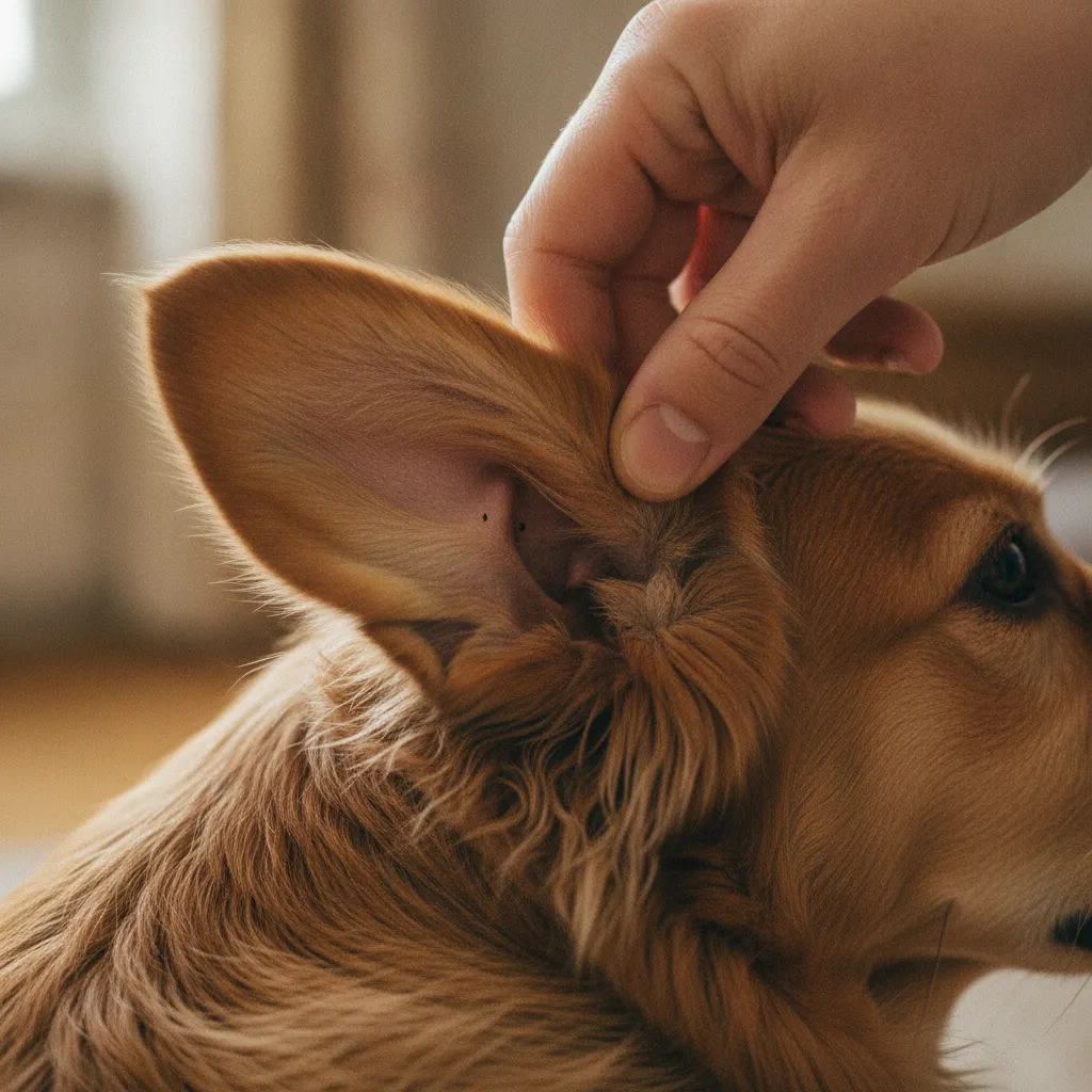 L'inspection des oreilles fait partie des zones prioritaires à vérifier après chaque promenade