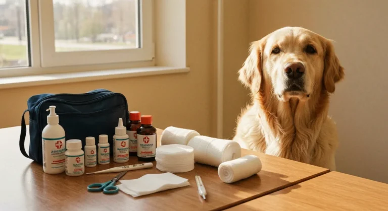 Trousse de premiers soins pour animal : contenu indispensable