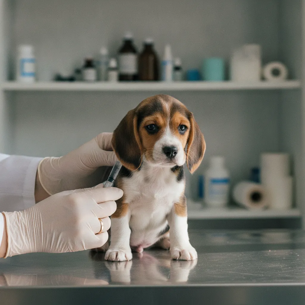 Chaque injection de primovaccination protège le chiot contre plusieurs maladies graves