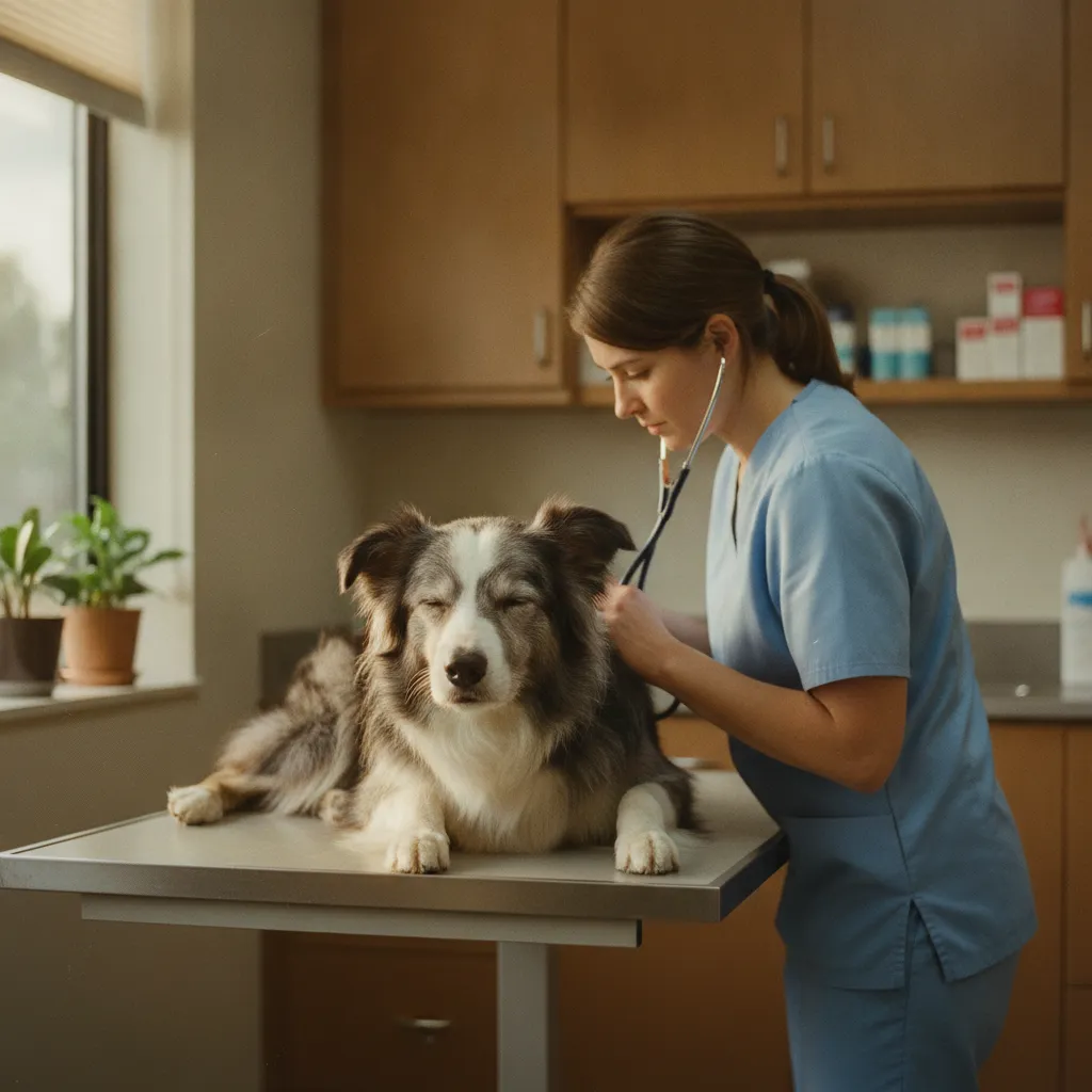 Le chien senior bénéficie d'un protocole vaccinal adapté lors de sa visite annuelle