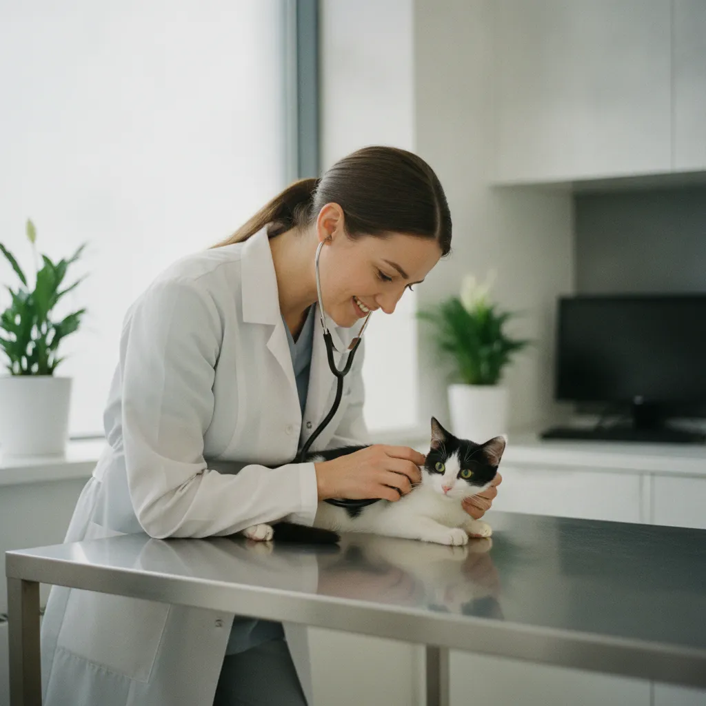 Une visite vétérinaire dans les quinze jours suivant l'adoption permet d'établir un bilan de santé complet