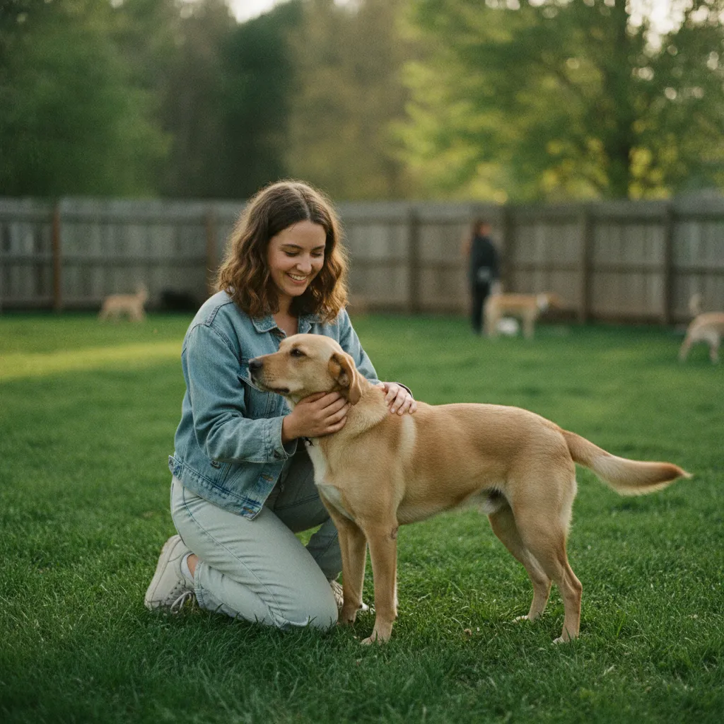 La rencontre avec le chien en refuge est une étape essentielle avant l'adoption