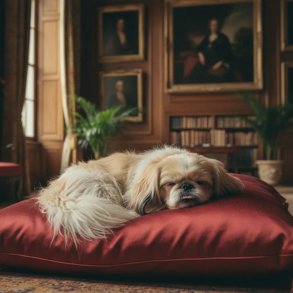 Le Pékinois était le chien favori de la cour impériale chinoise durant la dynastie Tang