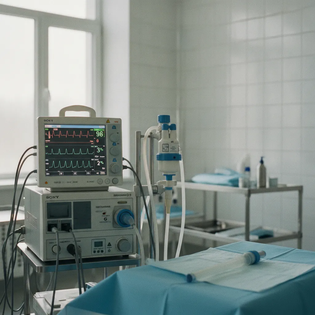 Appareil d'anesthésie gazeuse et monitoring multiparamétrique en clinique vétérinaire