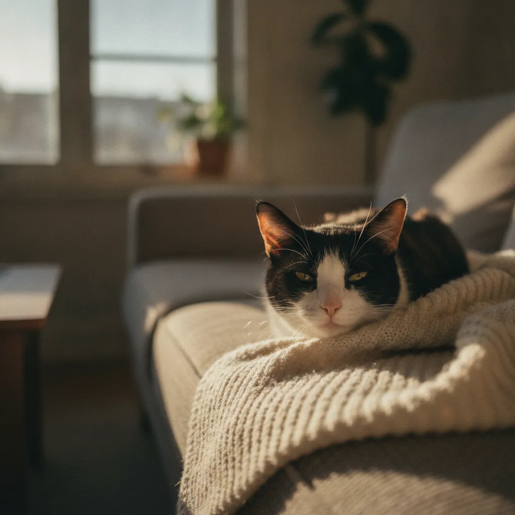 Le clignement lent des yeux est l'une des façons dont le chat exprime son affection