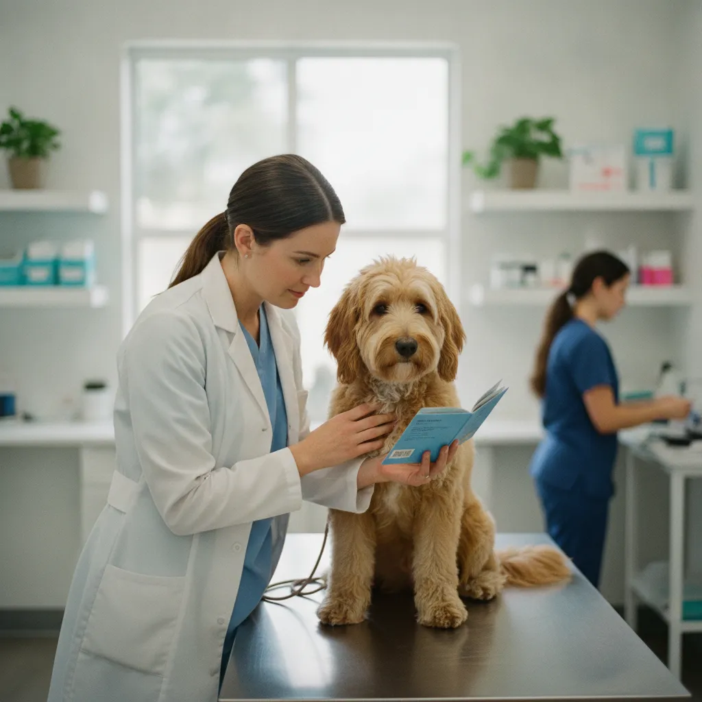 La consultation vétérinaire pré-pension permet de vérifier les vaccins et le bon état de santé du chien