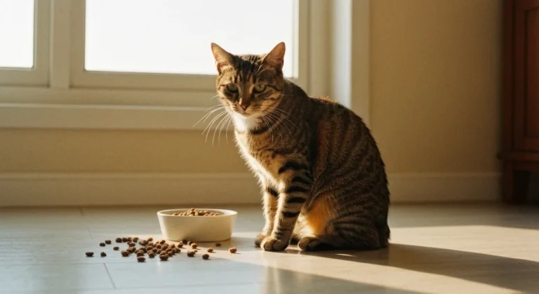 Pourquoi mon chat vomit ses croquettes ? Les causes