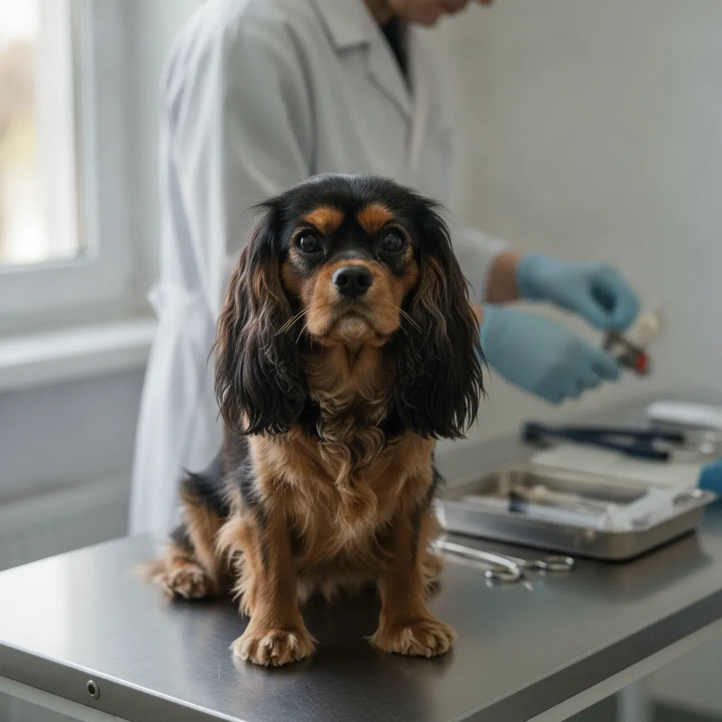 Les petites races comme le Cavalier King Charles sont prédisposées aux problèmes de glandes anales