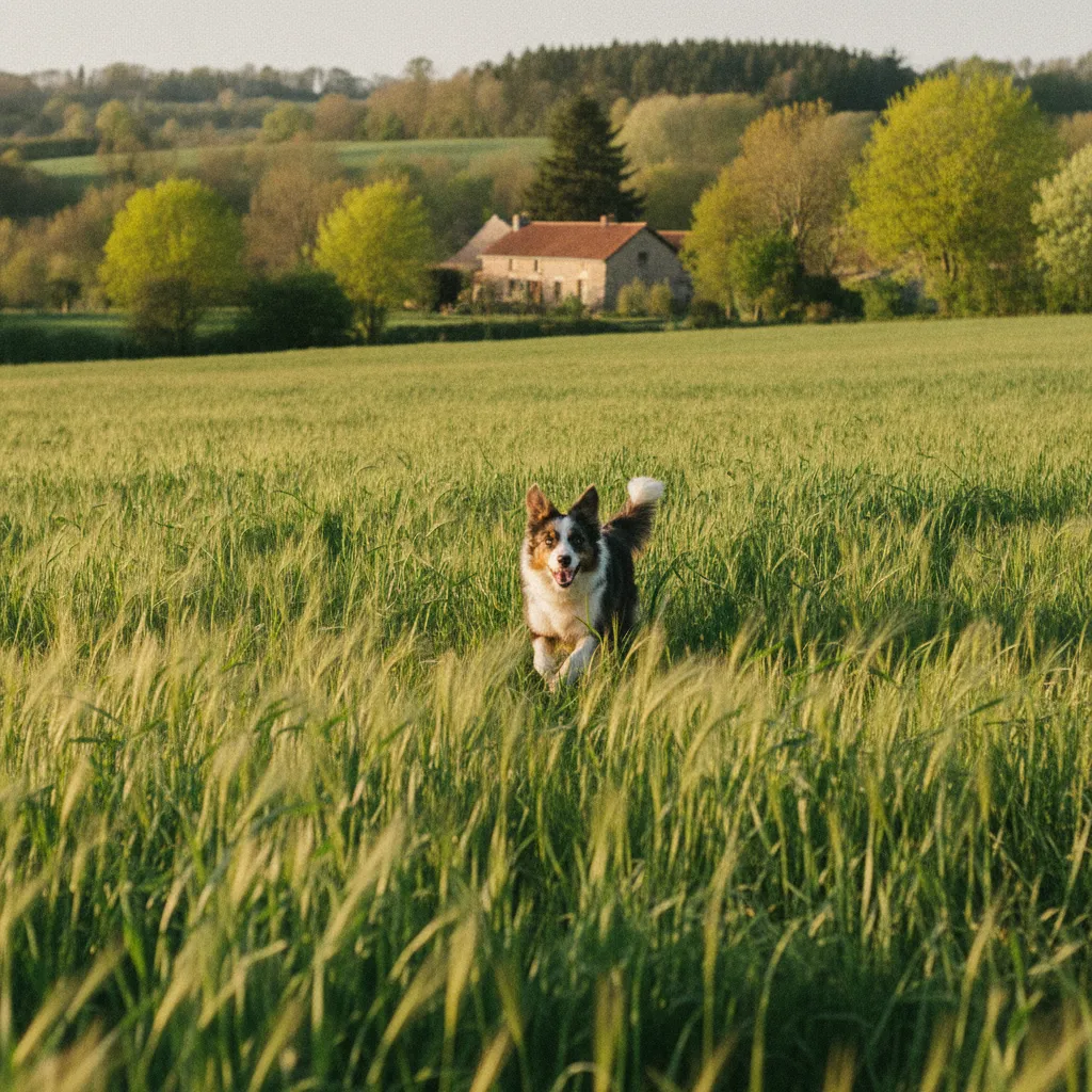 Un chien qui sort en extérieur régulièrement nécessite une vermifugation trimestrielle minimum
