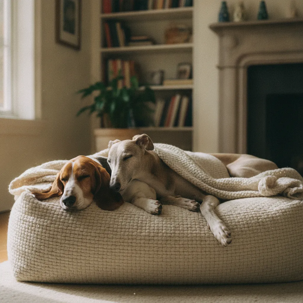Le Basset Hound et le Lévrier comptent parmi les races les plus dormeuses