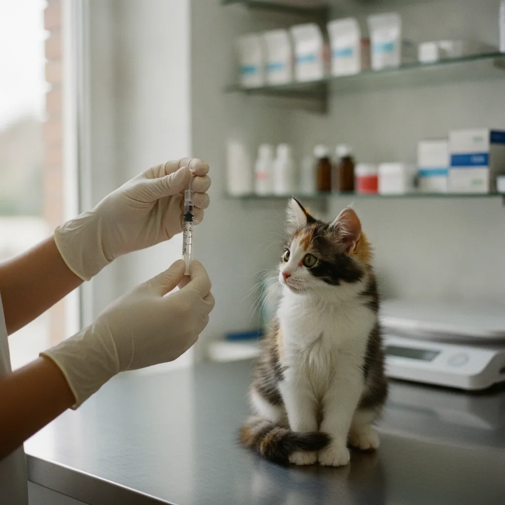 La vaccination du chaton débute dès l'âge de huit semaines