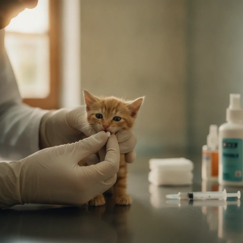 Le vermifuge est un acte simple mais essentiel pour la santé du chaton