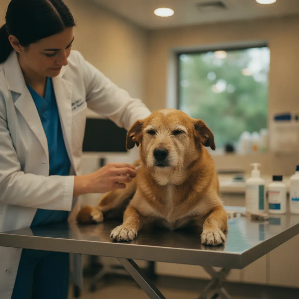 Les chiens seniors de plus de dix ans doivent continuer à être vaccinés avec un protocole adapté