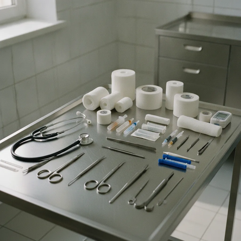 Le matériel d'urgence utilisé par les vétérinaires de garde pour les soins critiques