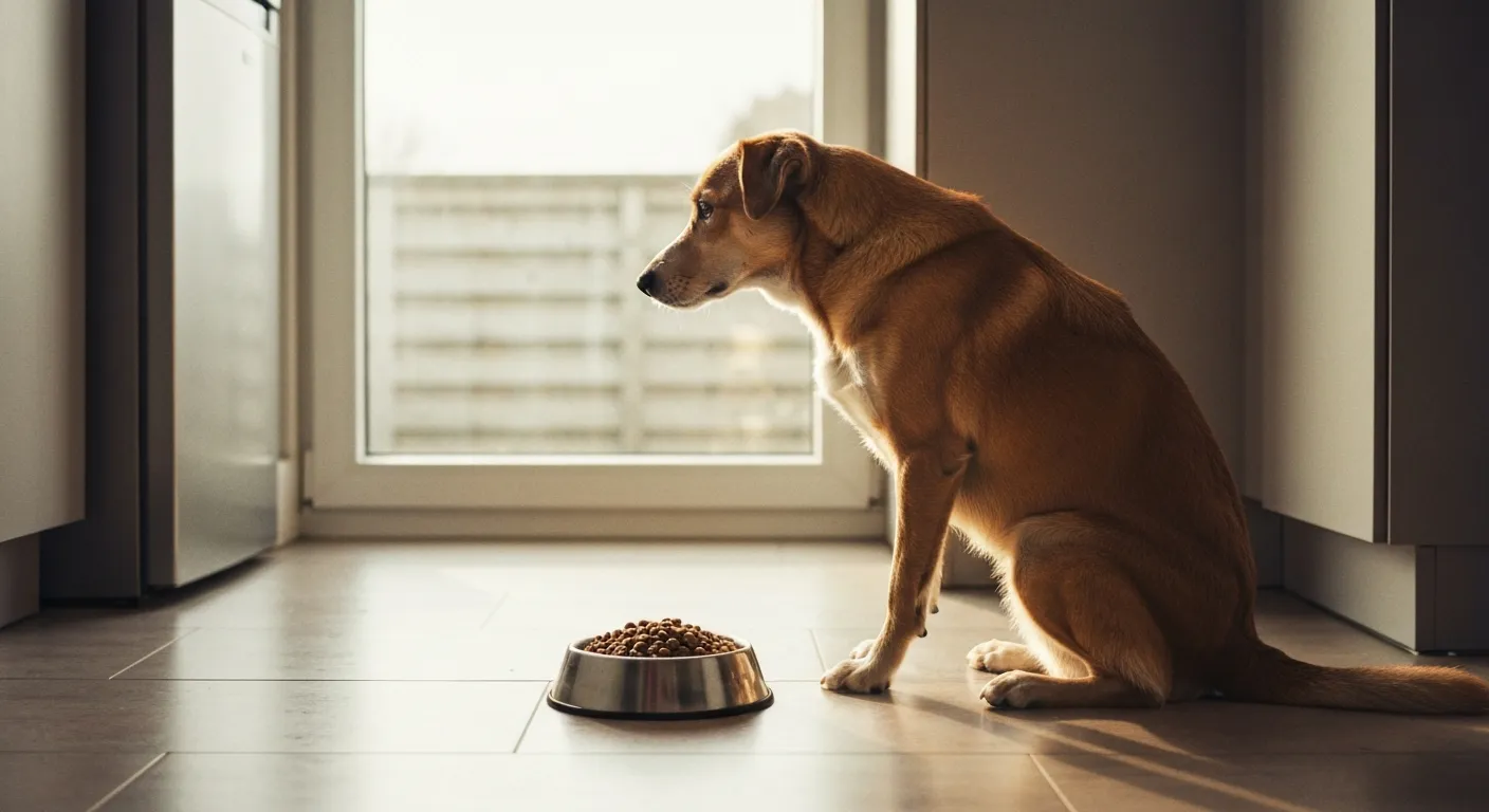Un chien qui refuse sa gamelle de croquettes : un comportement fréquent mais qui mérite attention