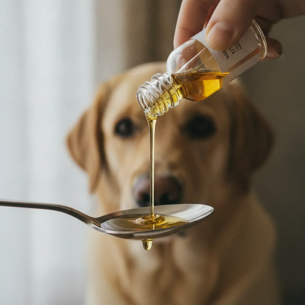 L'huile de poisson riche en oméga-3 EPA et DHA est le complément le mieux documenté pour le chien