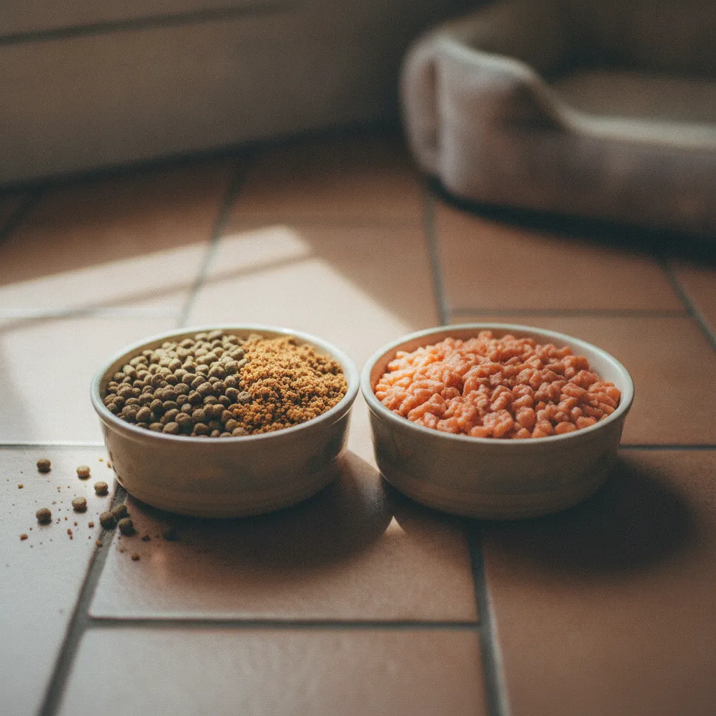 La transition alimentaire se fait progressivement sur 7 à 10 jours